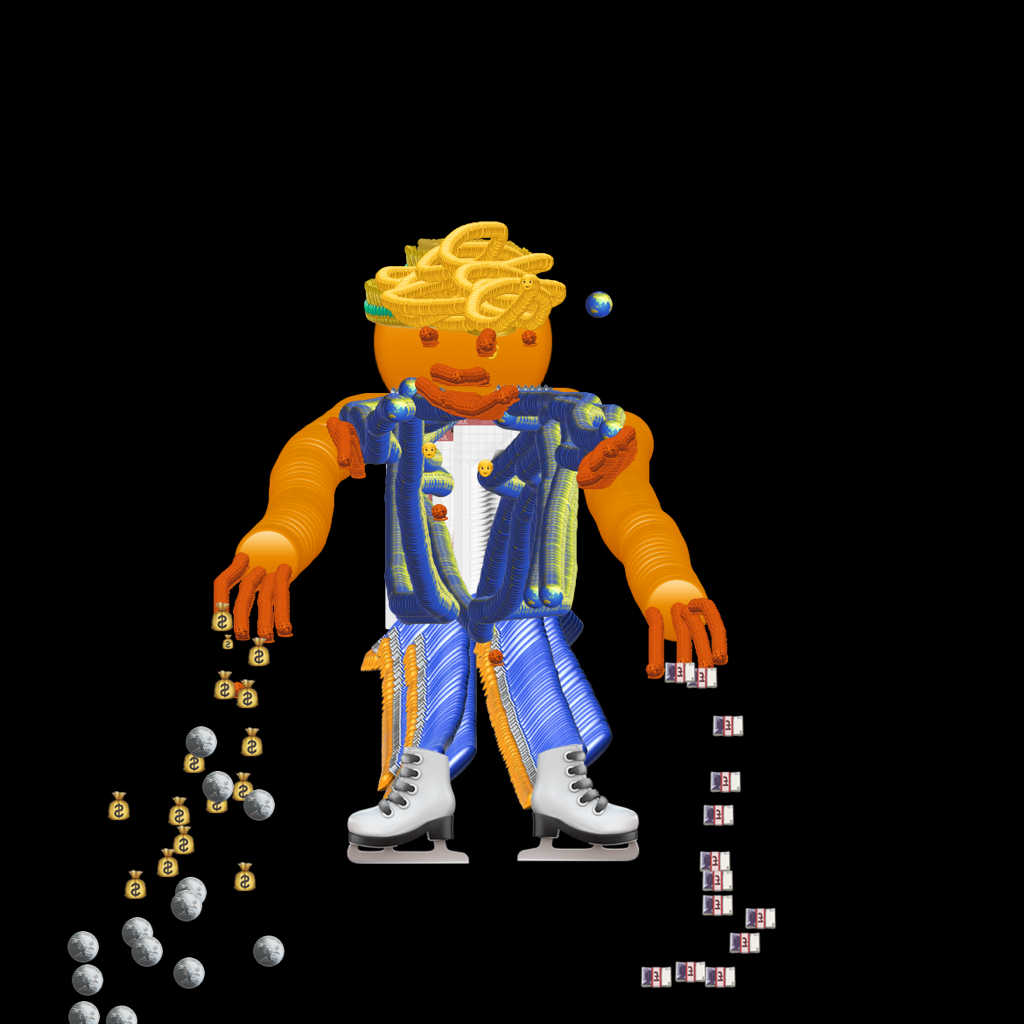 Mystery emoji painting — topic hidden